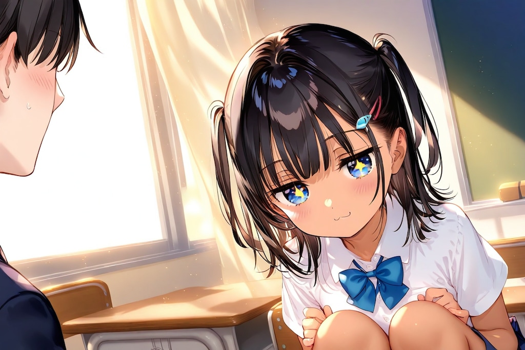 目が合うと笑顔をくれるこなつちゃん