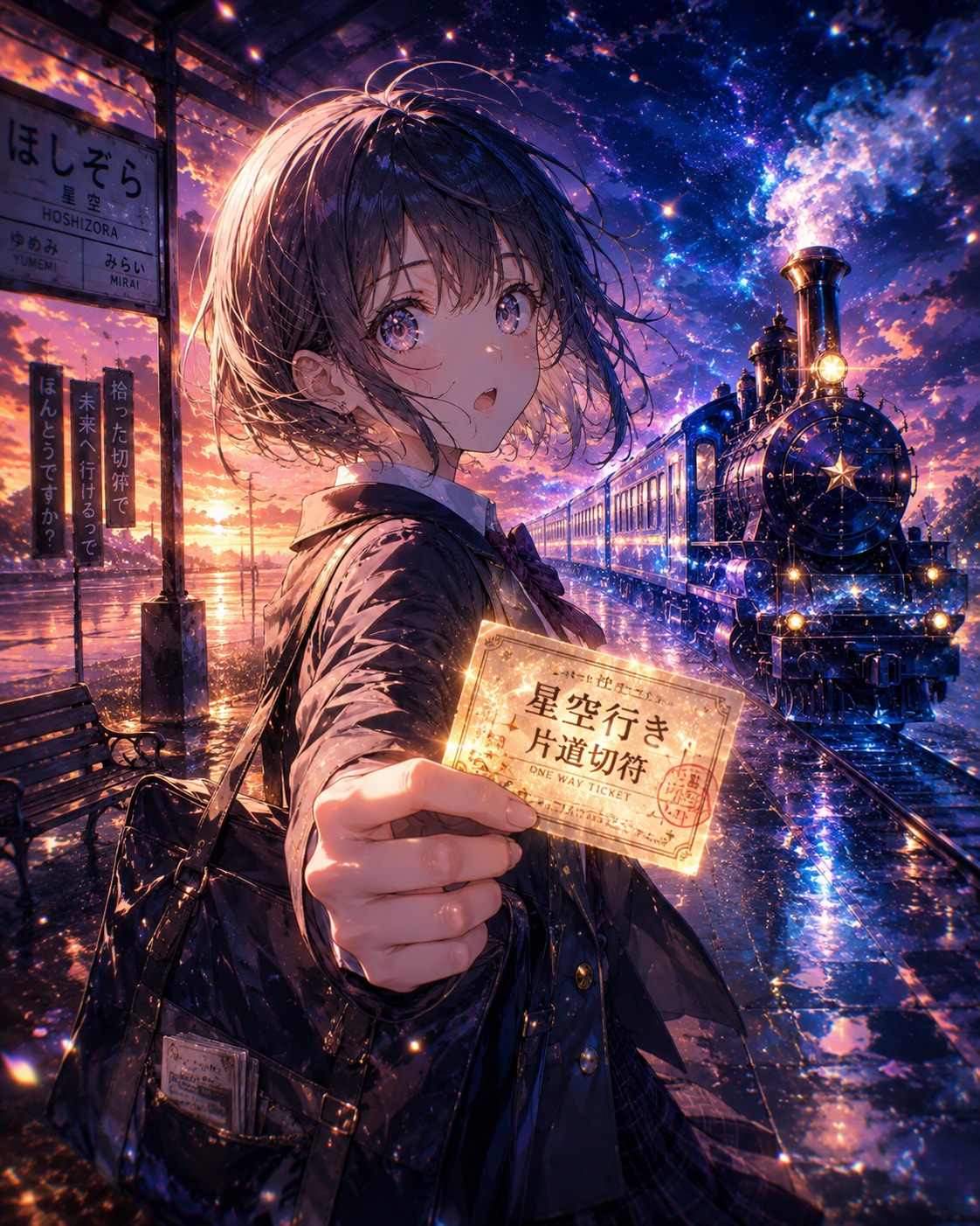 星空行き、片道一枚