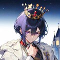 王冠をかぶった、黒髪短髪男性★その7(12枚) 3枚目