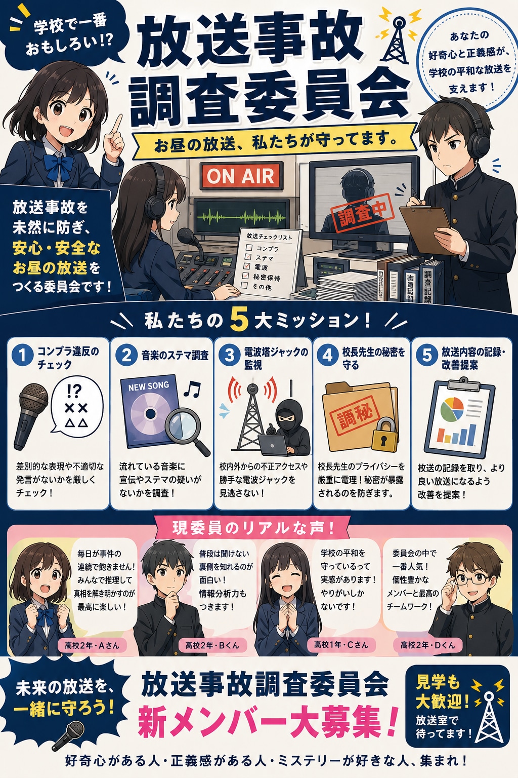 放送…委員会？