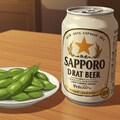 缶ビールと枝豆 5枚目
