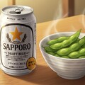 缶ビールと枝豆 4枚目