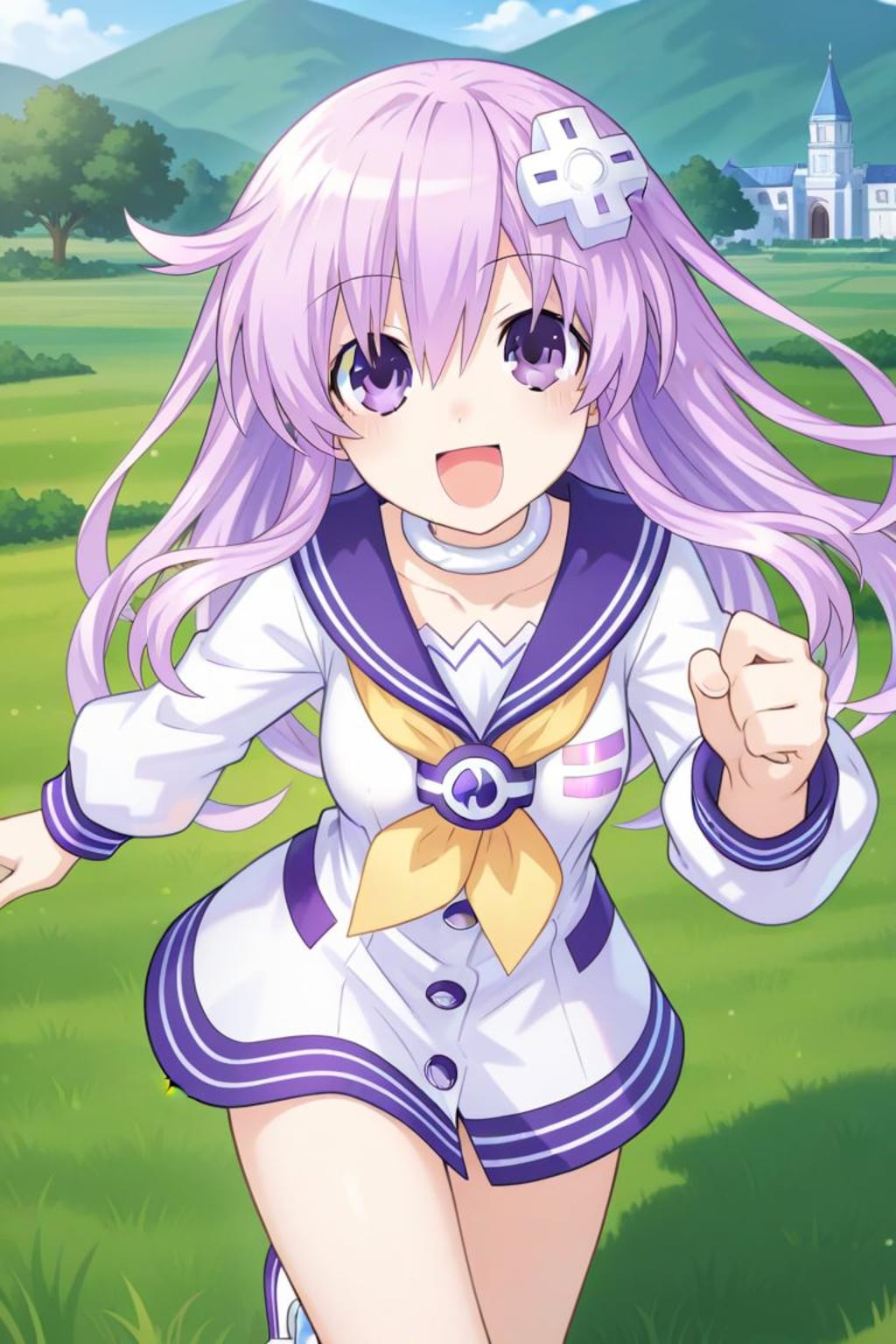 草原を駆けるネプギア