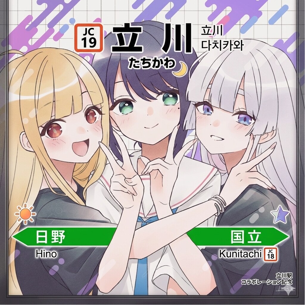 立川市 | の人気AIイラスト・グラビア