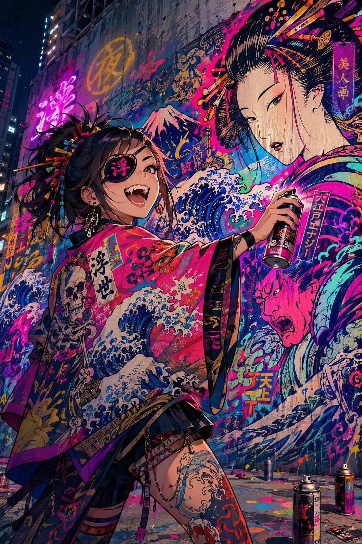 Ukiyo-e Graffiti
