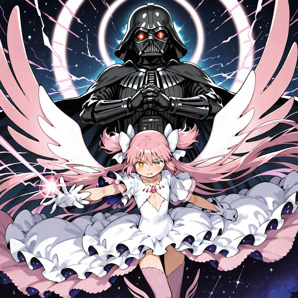 アルティメットまどかVSダース・ベイダー | の人気AIイラスト・グラビア