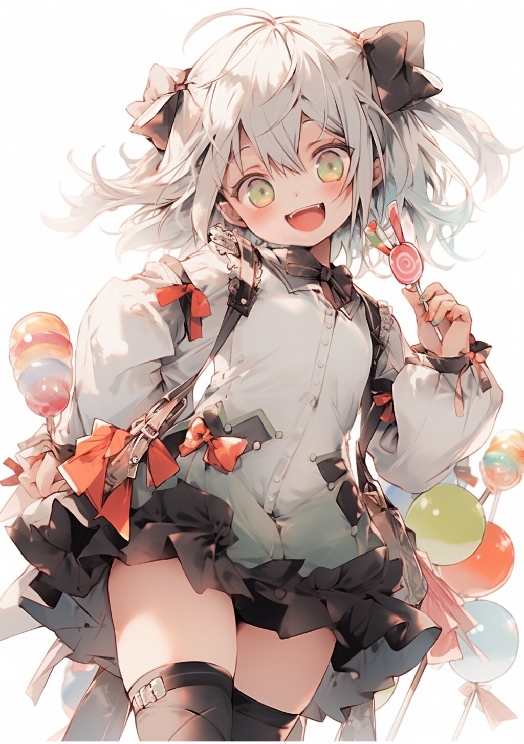 お兄ちゃん、アメちょ〜だい♪