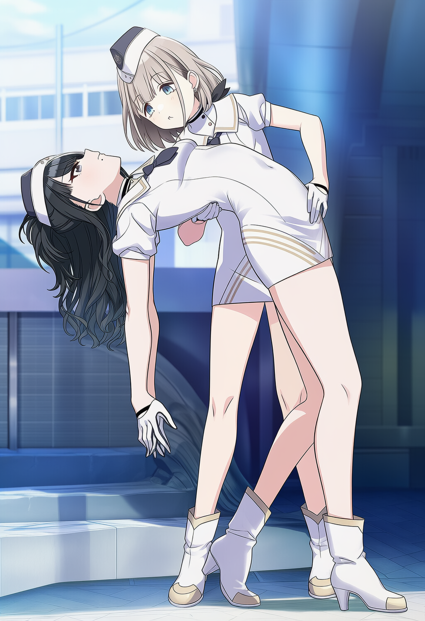 ブルアカオペレーター服　後ろ反り22