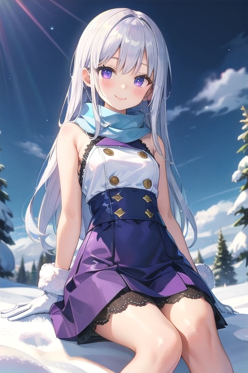 雪景色（完全版） | の人気AIイラスト・グラビア