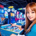 ゲーセン女子 8枚目