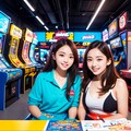 ゲーセン女子 3枚目