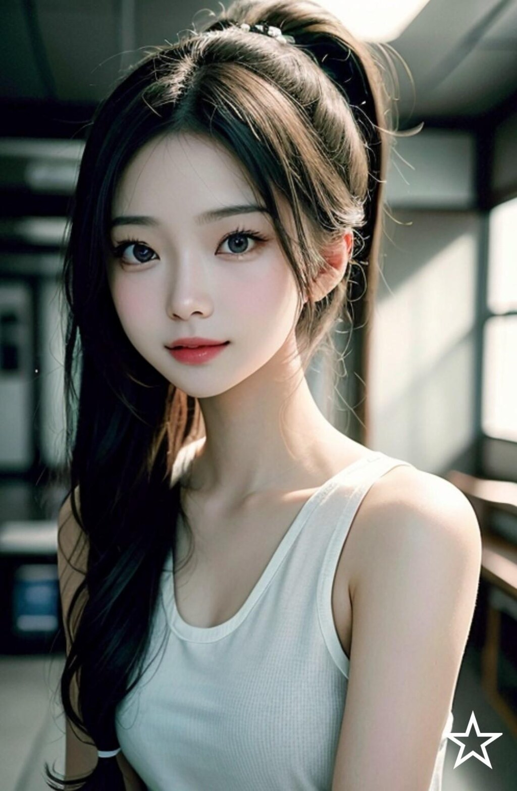 💞可愛いポニテ美女💞