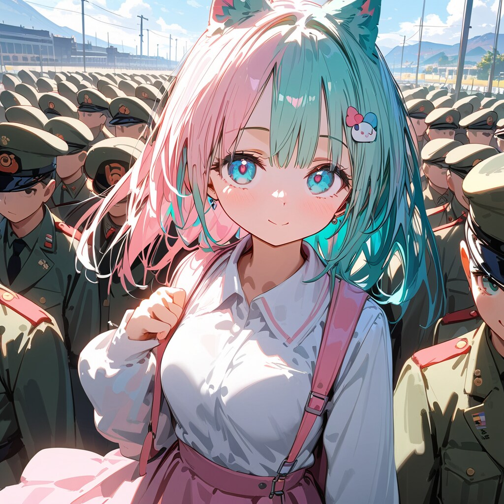 瓦礫のお掃除って聞いたんだけど…え、私場違いじゃない？ | の人気AIイラスト・グラビア