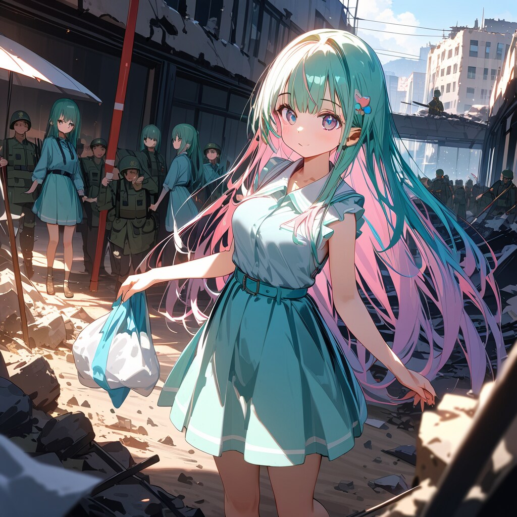 瓦礫のお掃除って聞いたんだけど…え、私場違いじゃない？