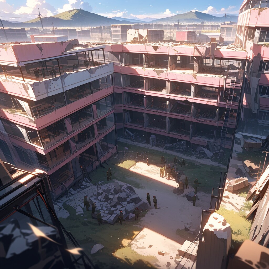 瓦礫のお掃除って聞いたんだけど…え、私場違いじゃない？