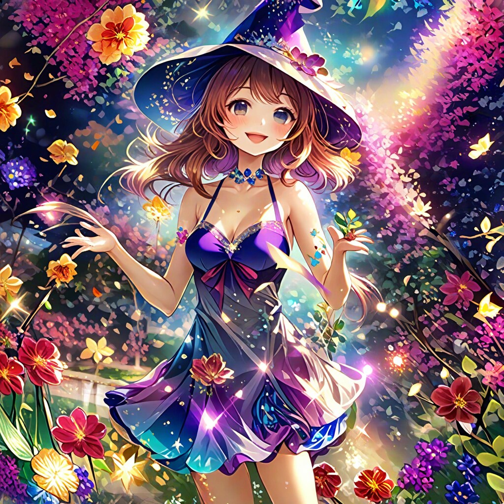 💓紫色の花娘ですよ🌸