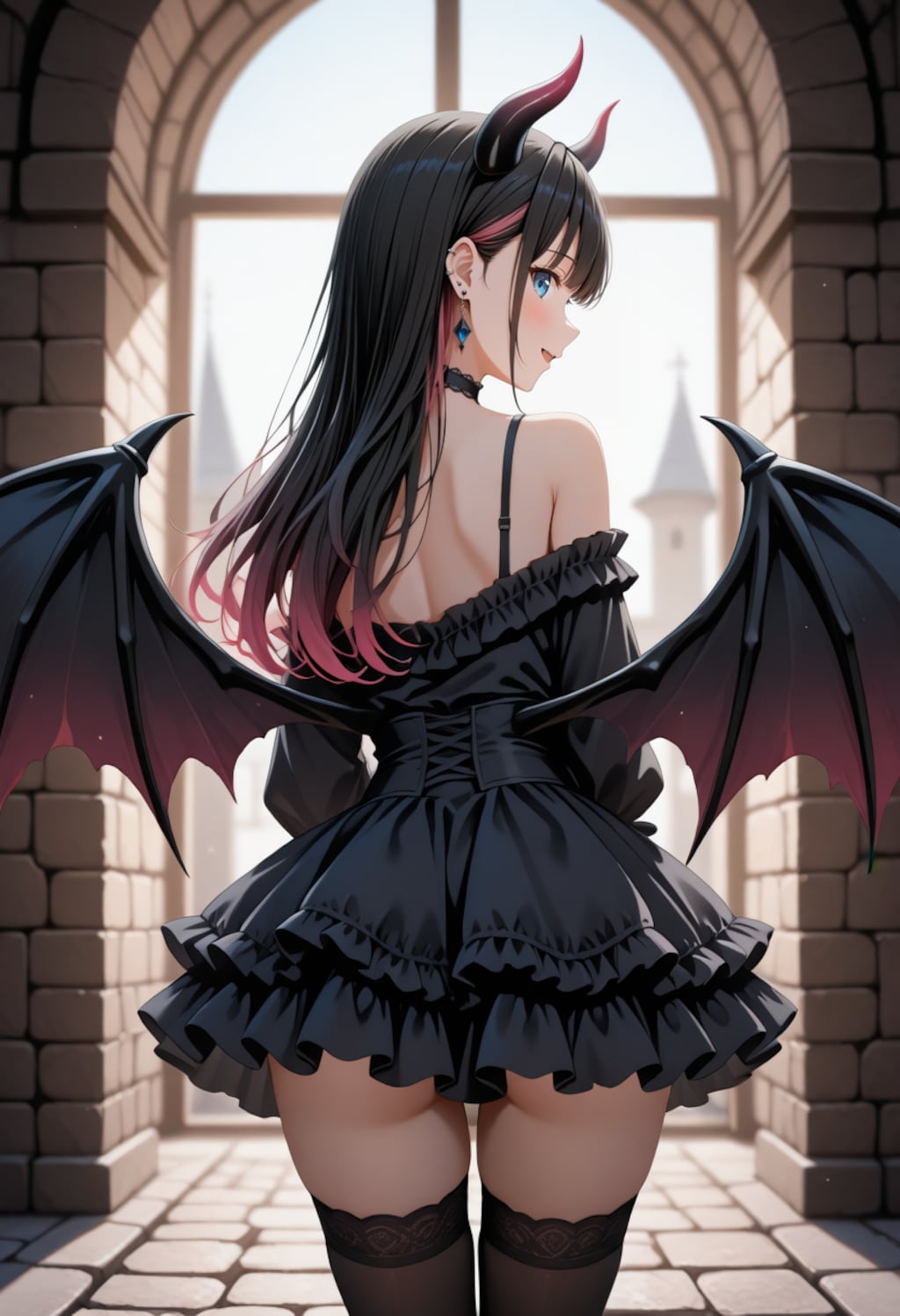 お城に悪魔降臨