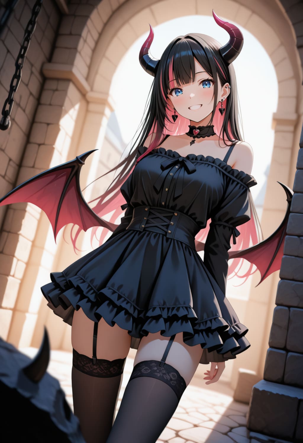 お城に悪魔降臨