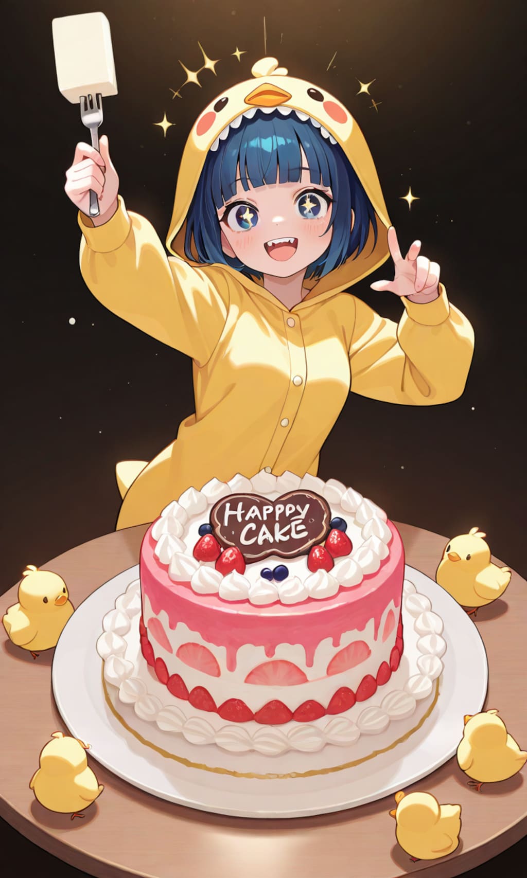 お誕生日を祝ってもらったやよいちゃん✨
