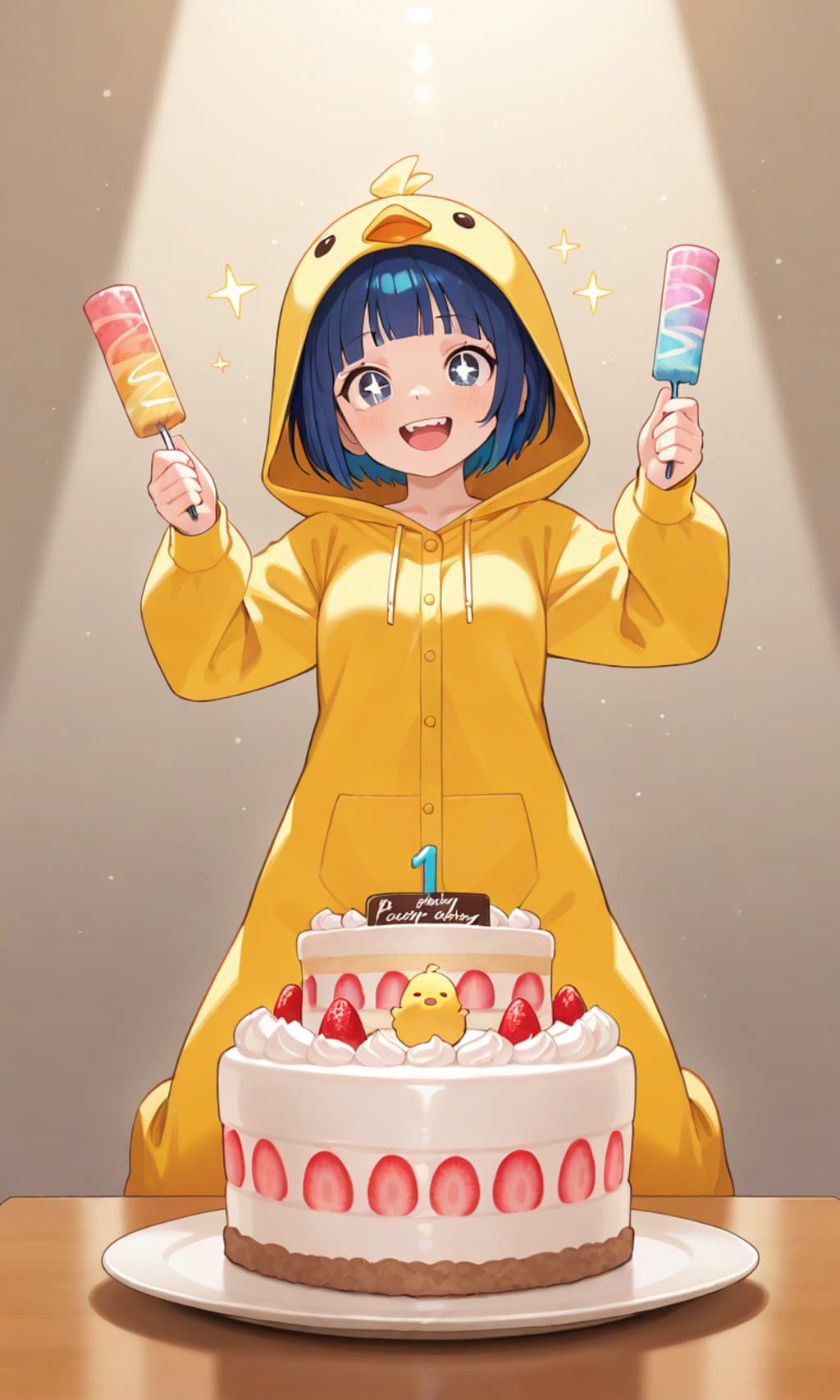 お誕生日を祝ってもらったやよいちゃん✨