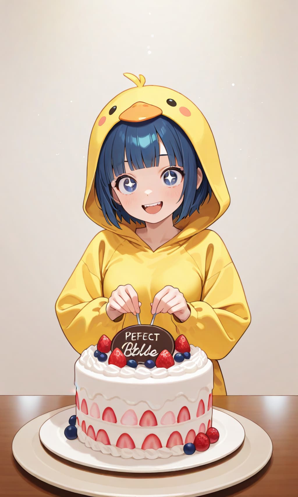 お誕生日を祝ってもらったやよいちゃん✨