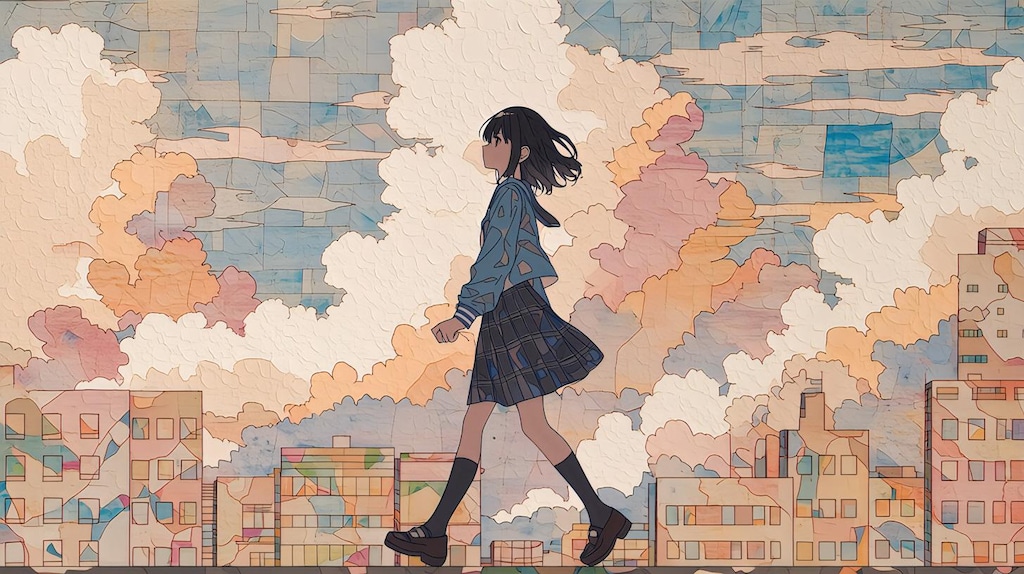 黒髪の少女