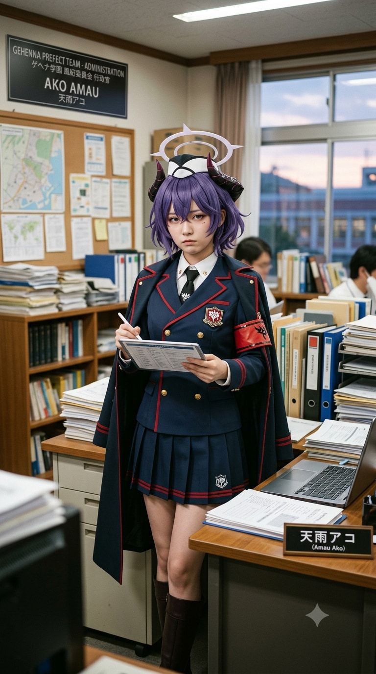 ブルーアーカイブ風コスプレ