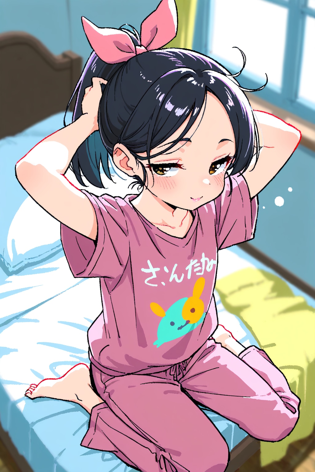 桃花の寝起き　その２