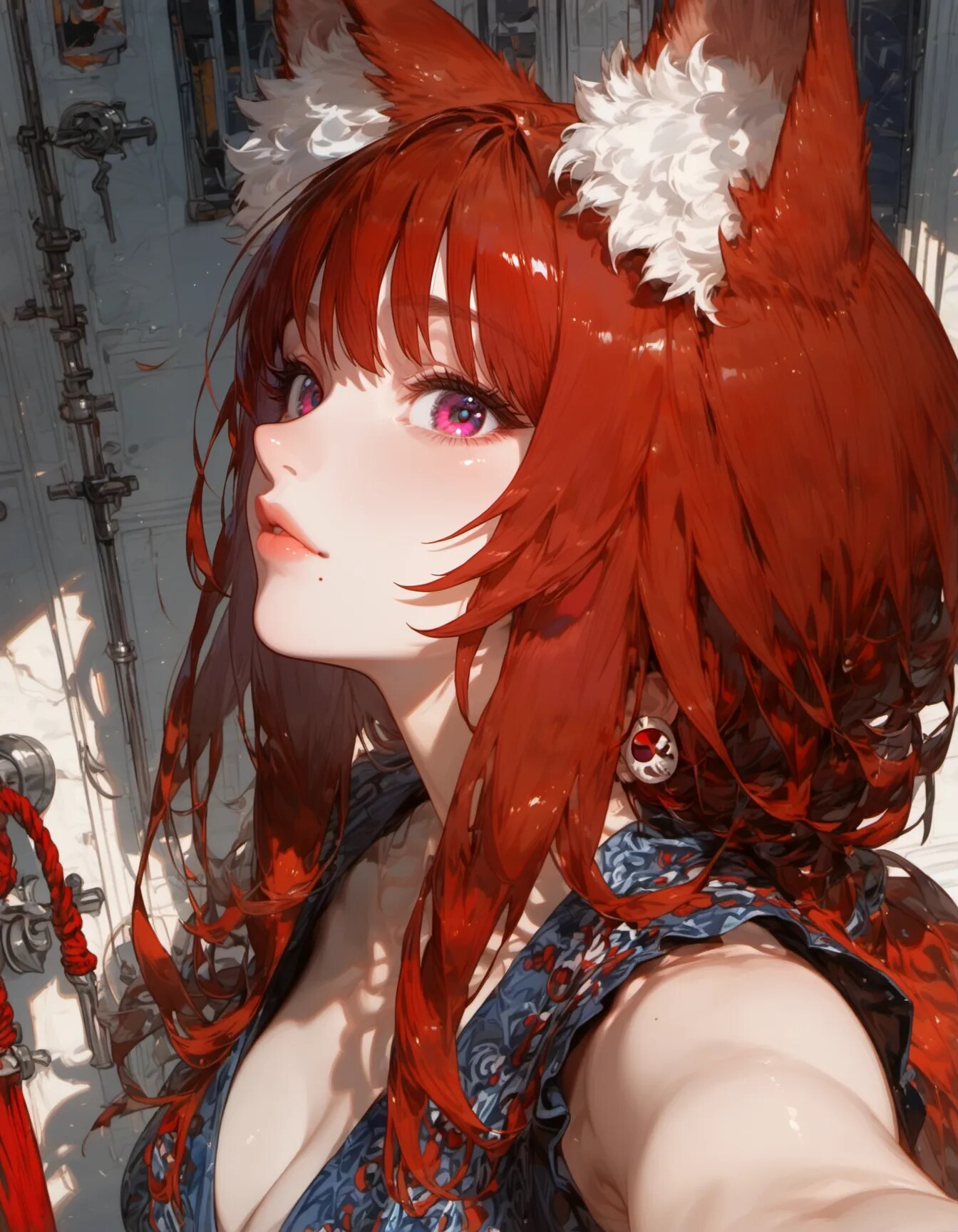 The Crimson-Maned Mystic | の人気AIイラスト・グラビア