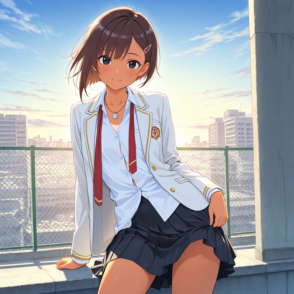 久しぶりの制服