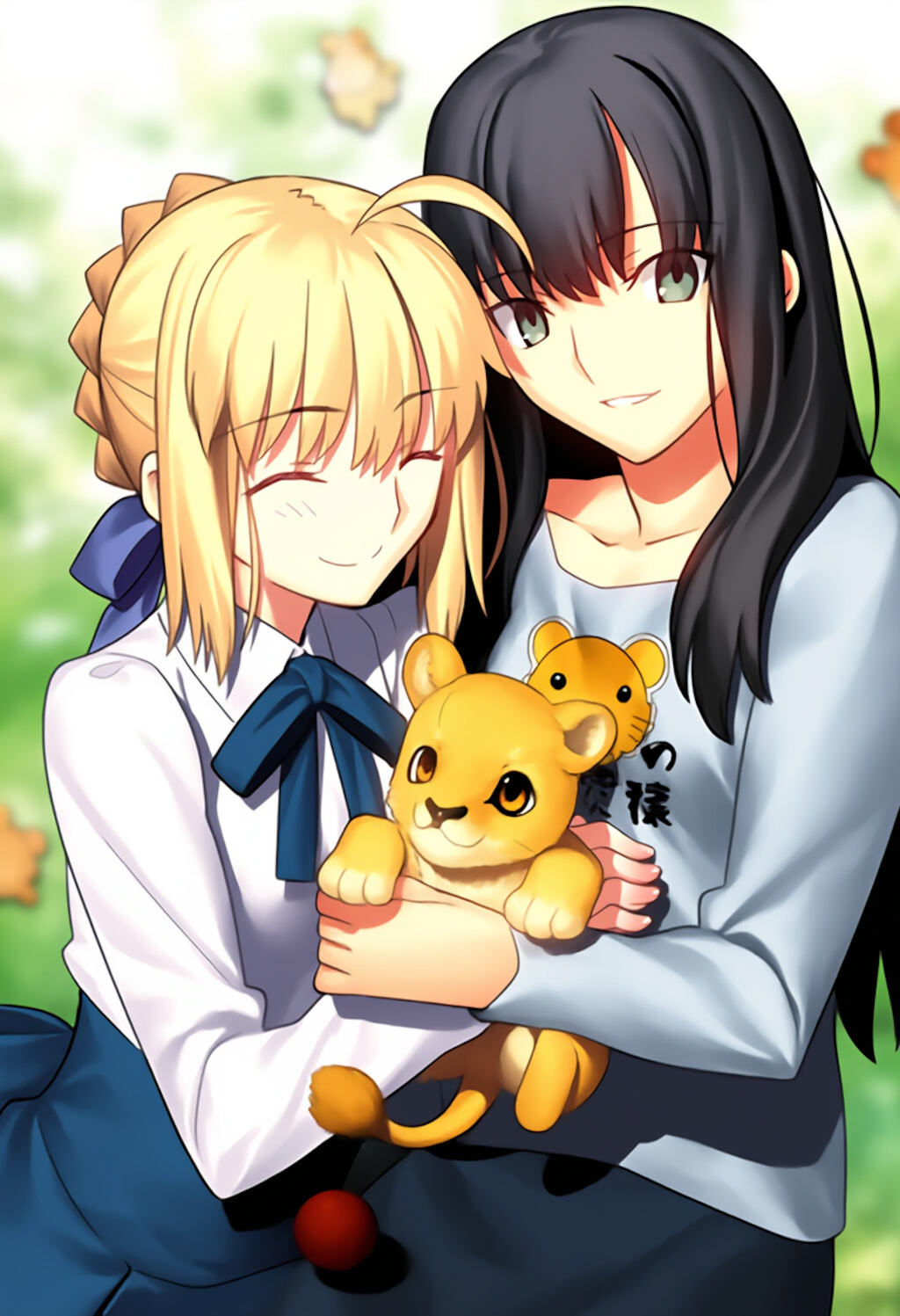 【蔵出夢絵】ライオンさんと記念撮影