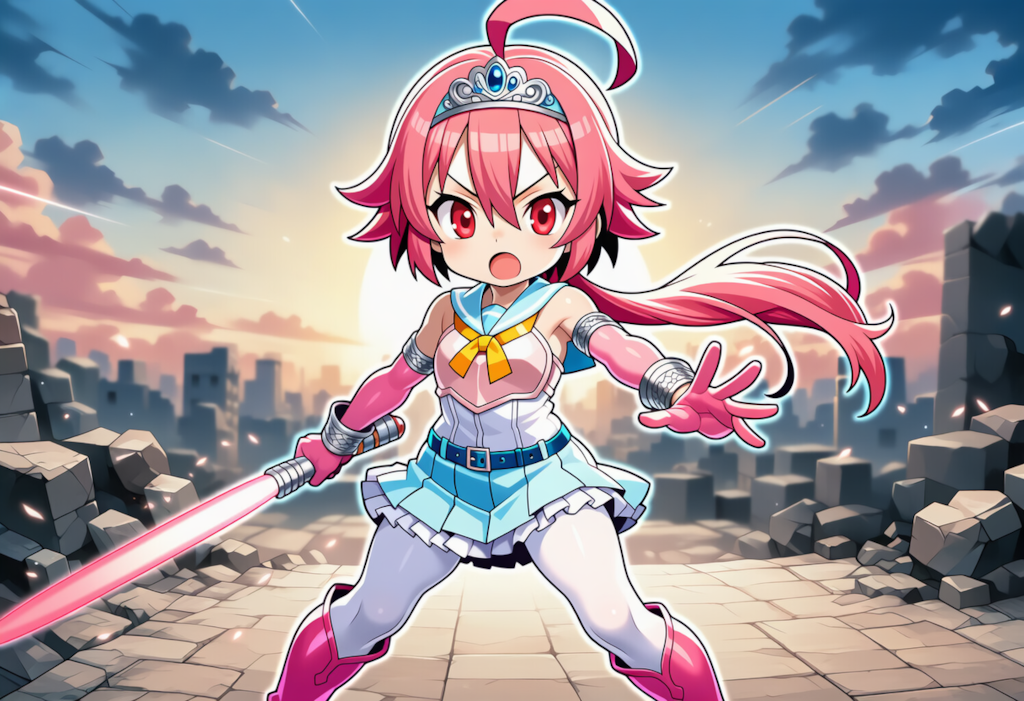 ブレードを使う千種