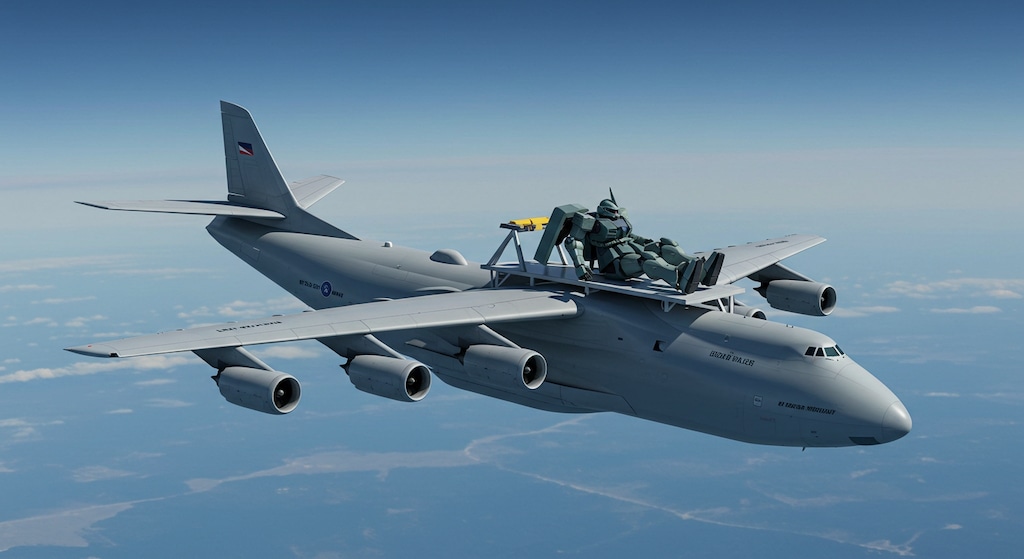 モビルスーツを載せる