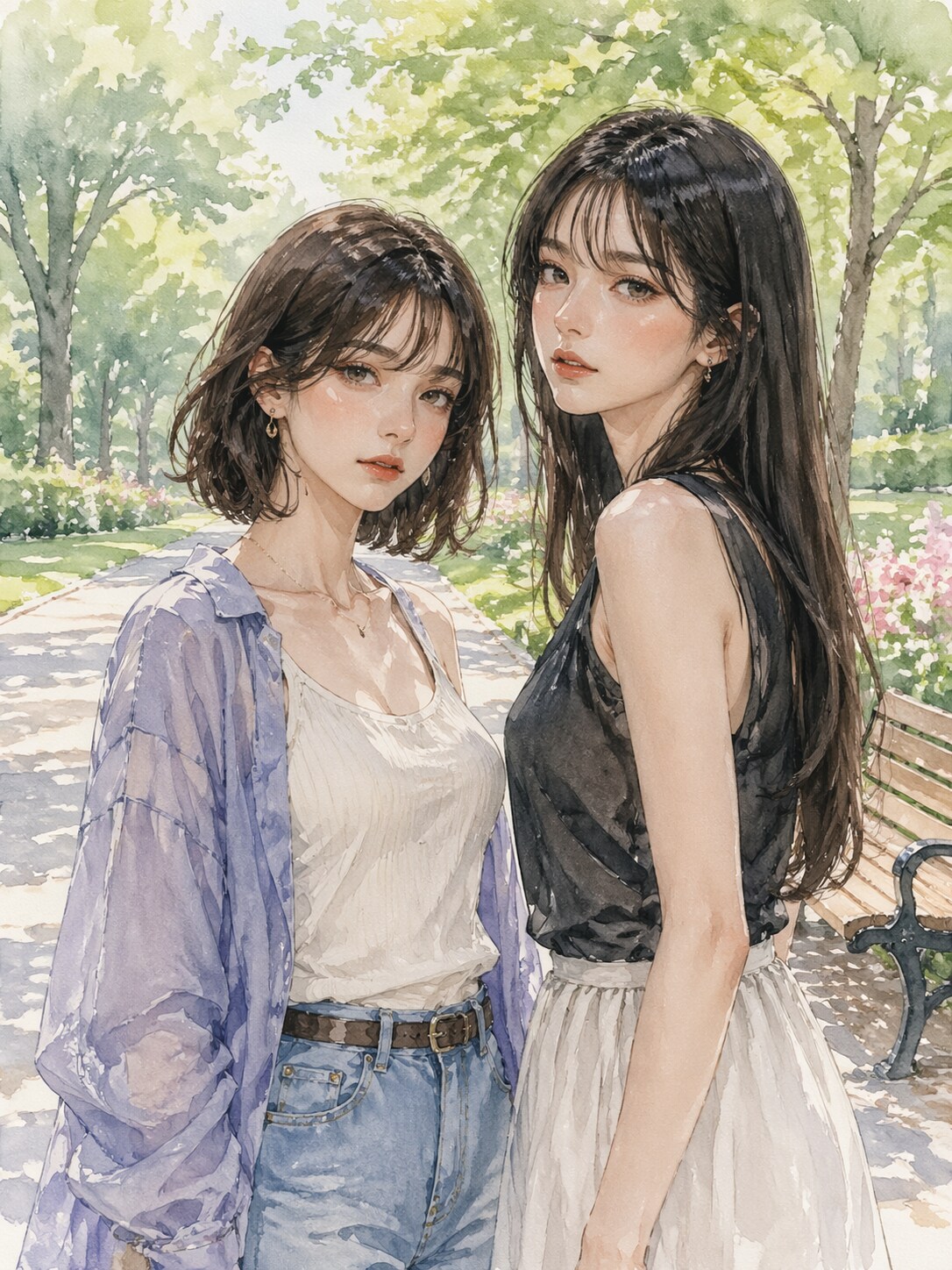 似てない双子姉妹