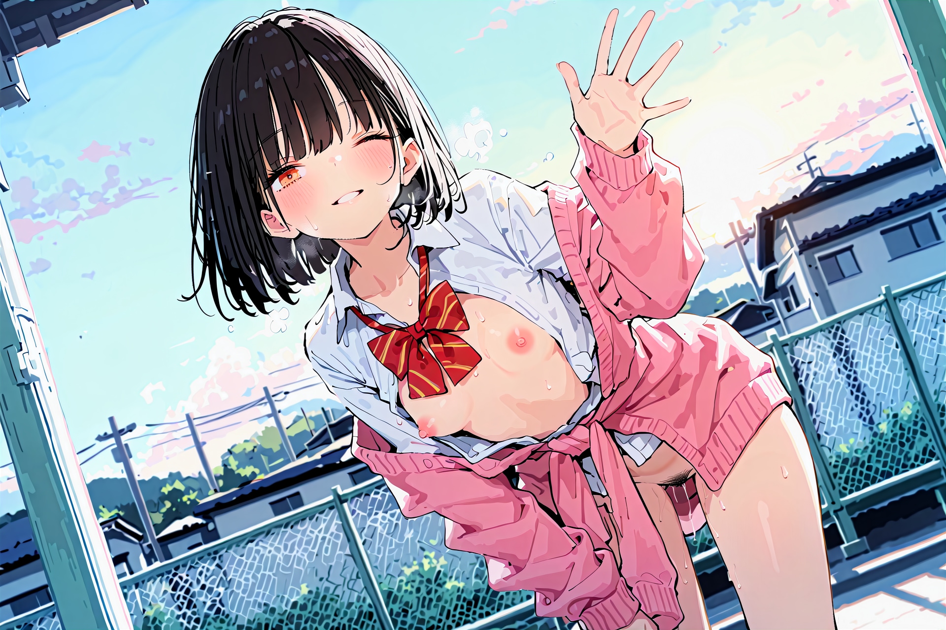 汗かいちゃった