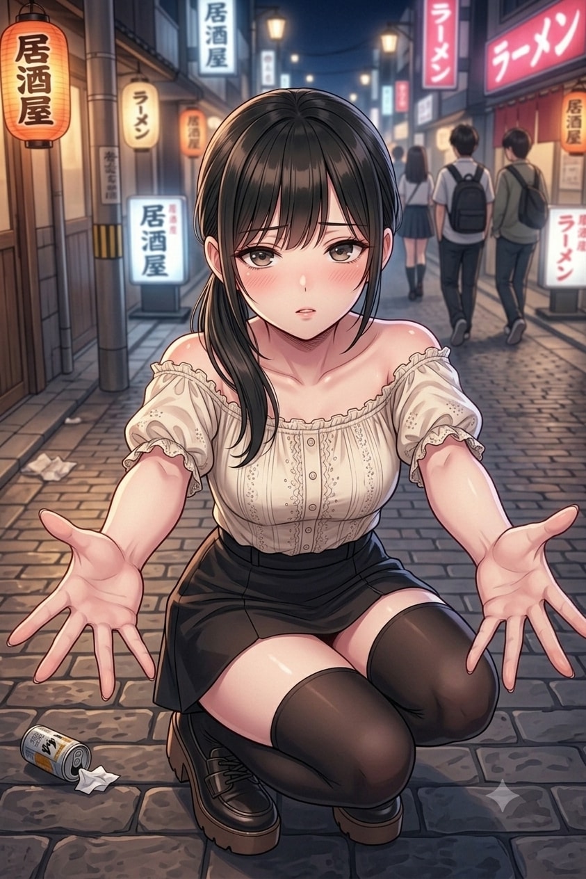 抱っこしてくださいと甘えてくる後輩