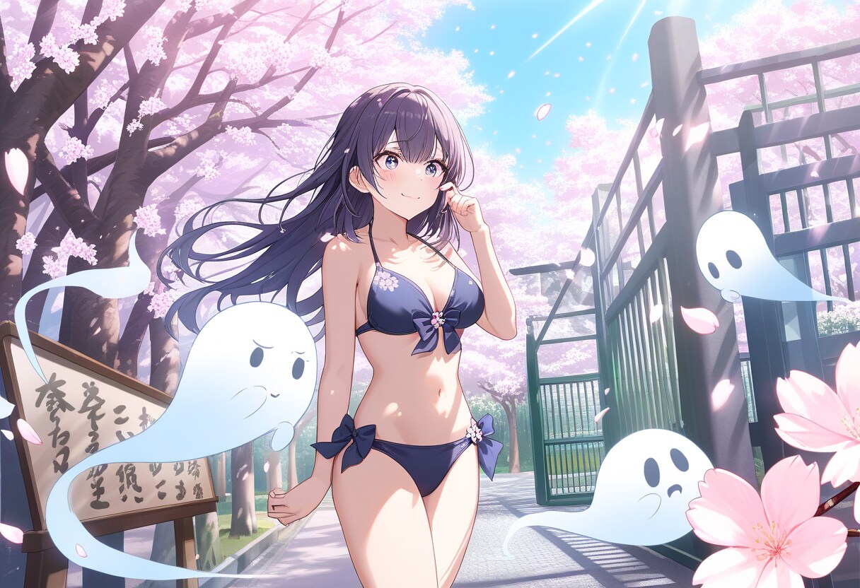 春の入学式(幽霊さん？)……