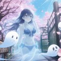 春の入学式(幽霊さん？)…… 2枚目