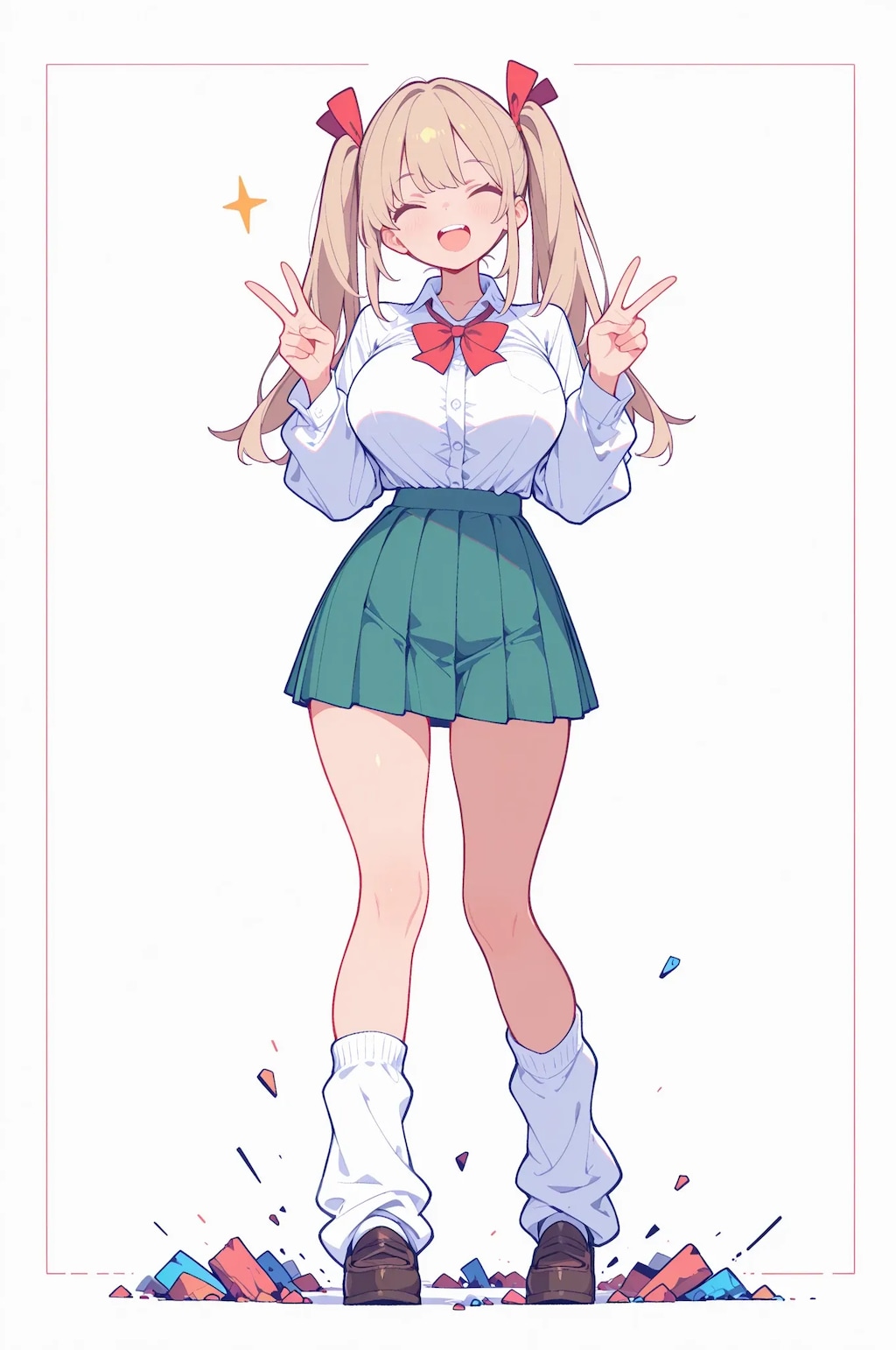 ツインテJKはご機嫌