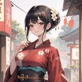 彼女と夏祭り! 8枚目