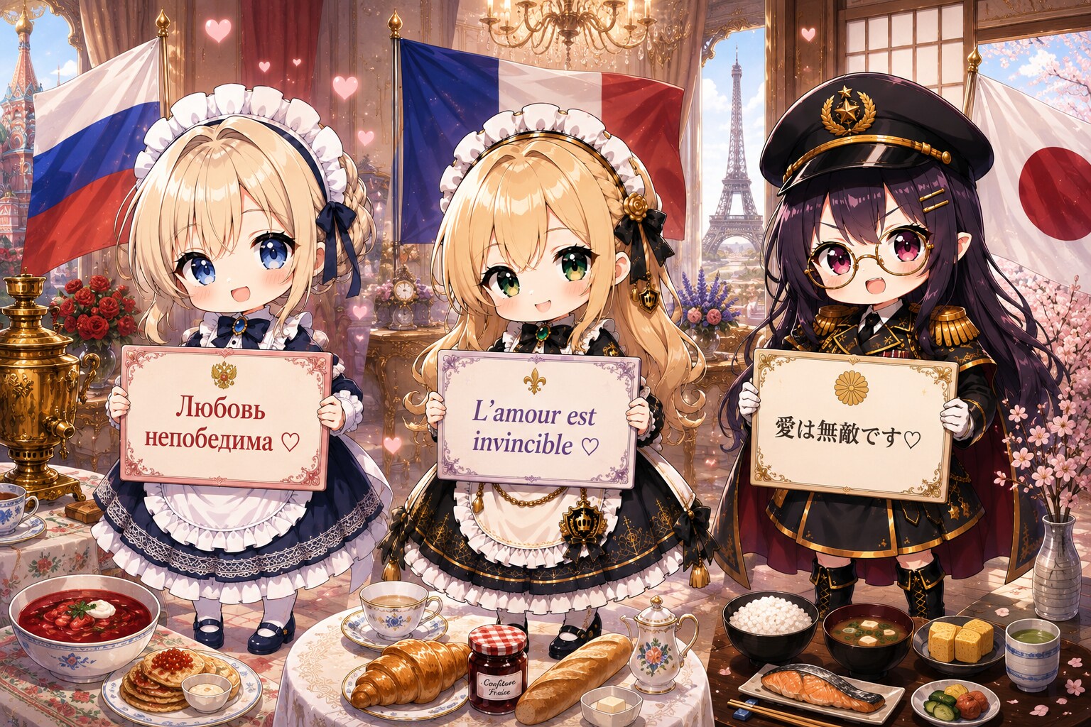 「愛は無敵♡」 | の人気AIイラスト・グラビア