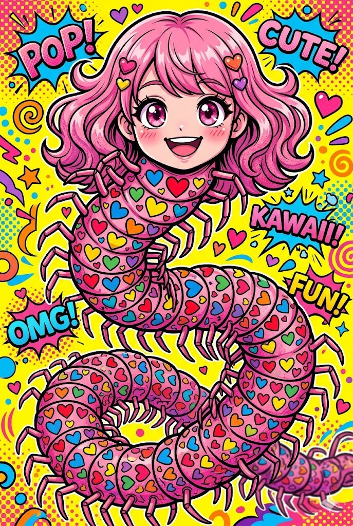 ポップな百足(Gemini)