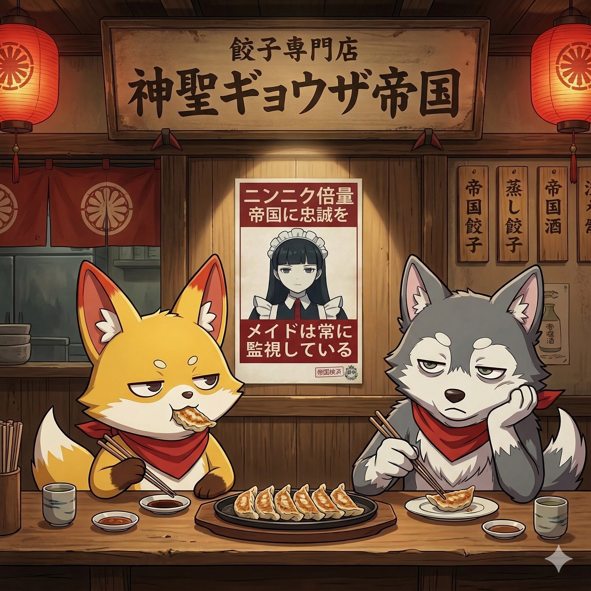 夕飯はギョウザ | の人気AIイラスト・グラビア