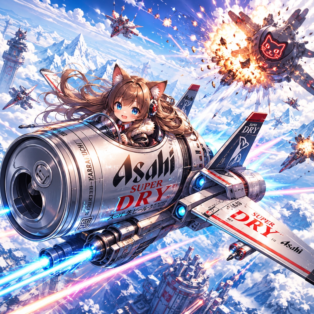 戦闘機乗りの小さな女の子