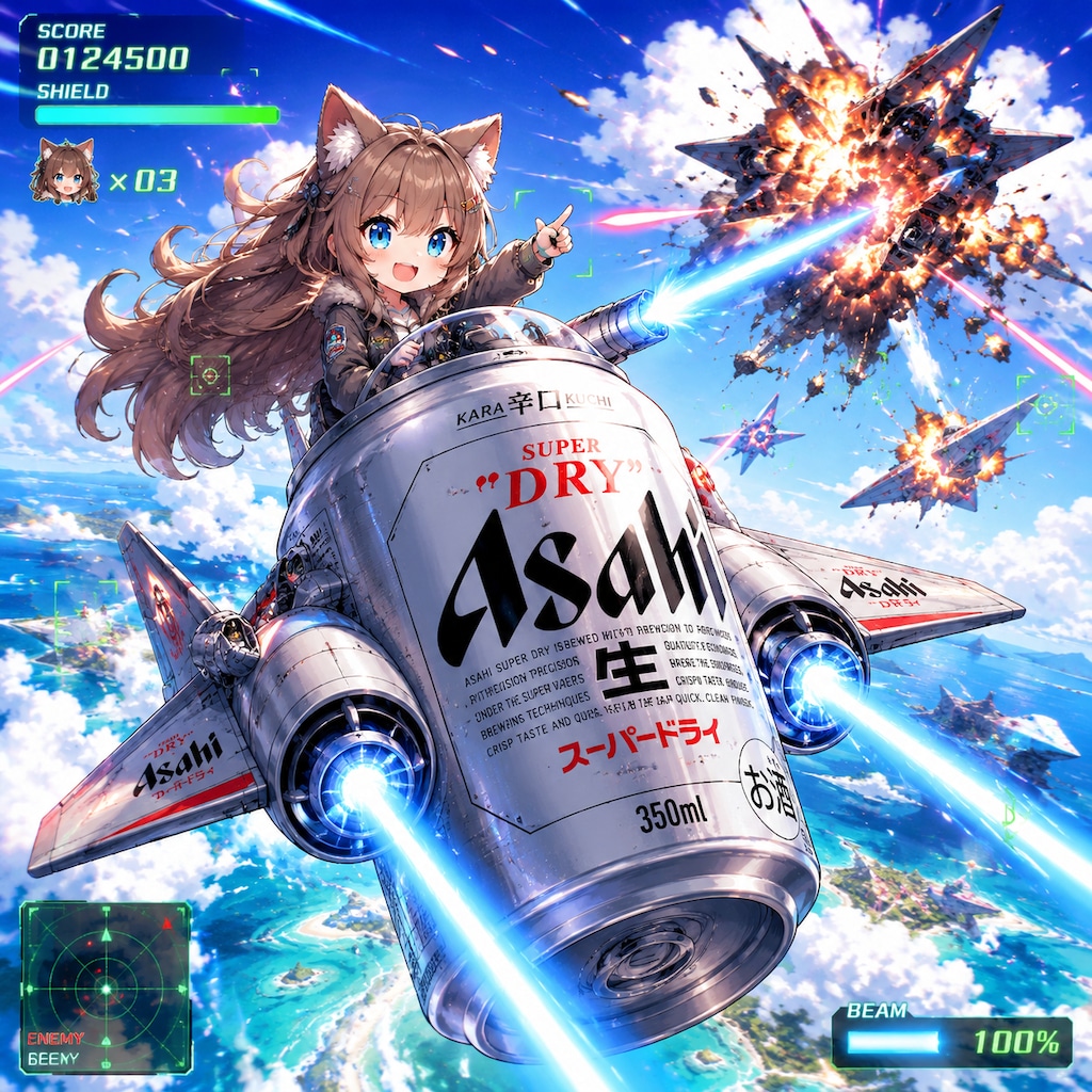 戦闘機乗りの小さな女の子