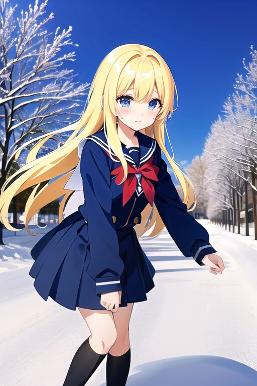 雪国JC | の人気AIイラスト・グラビア