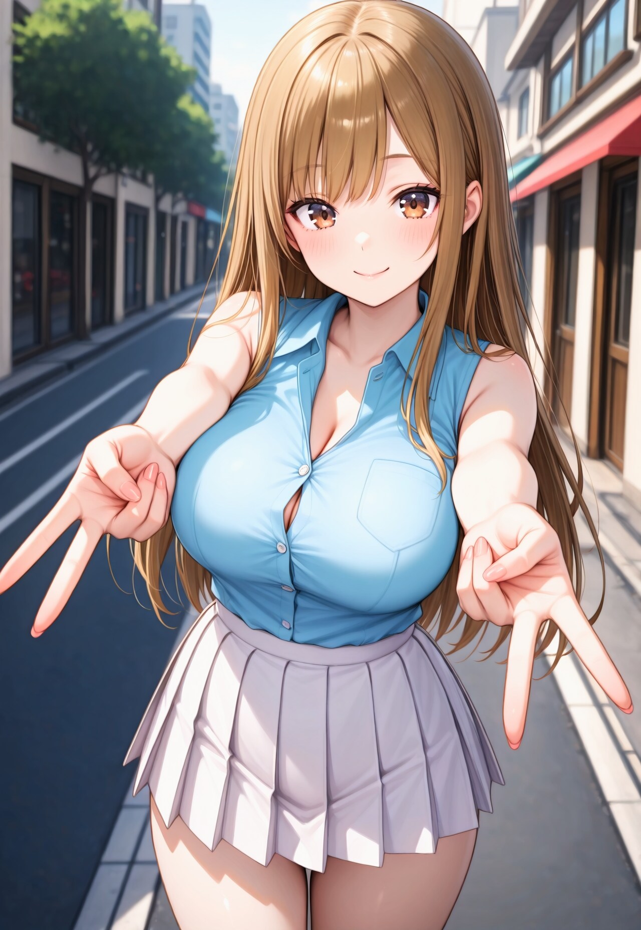 1345（水色のノースリーブ）