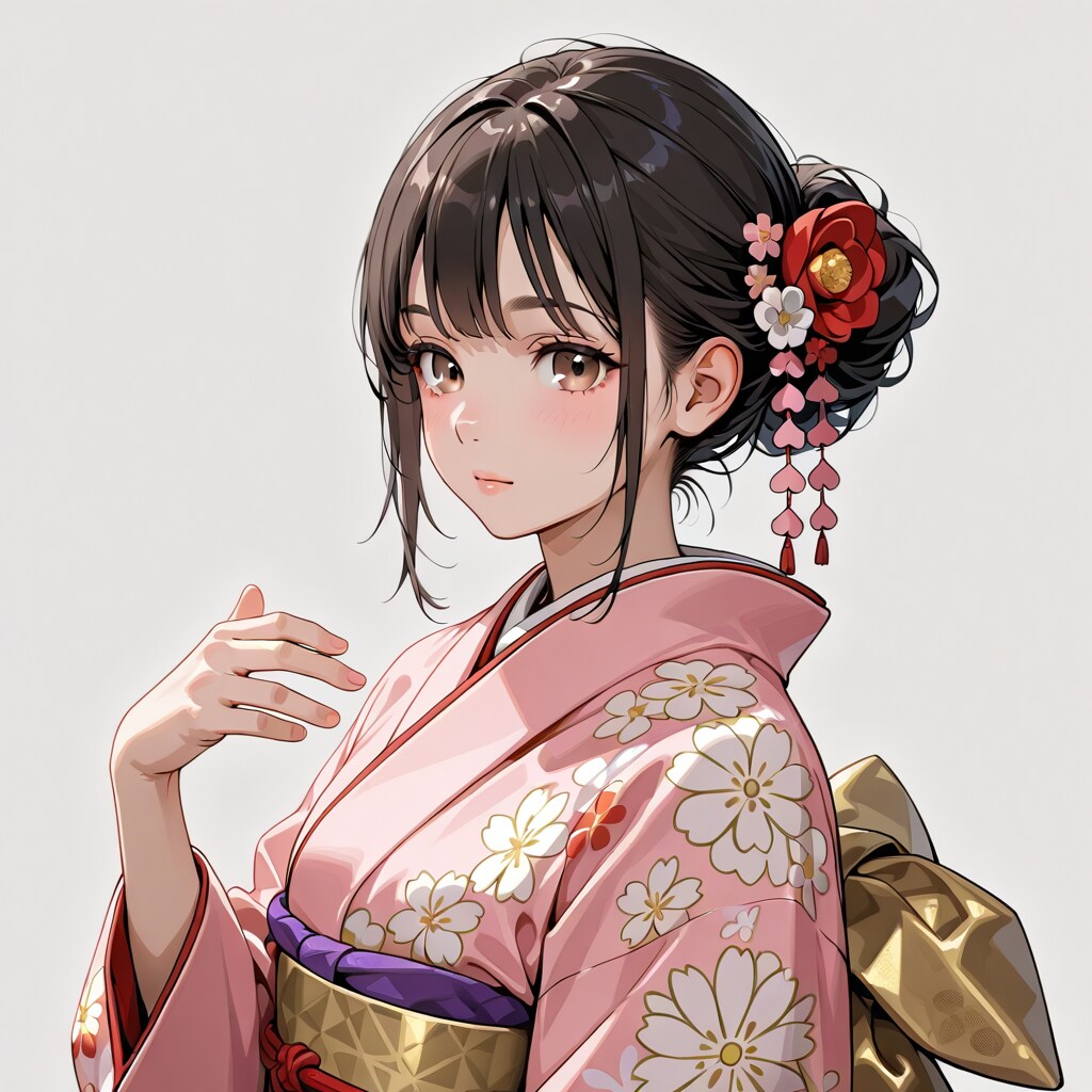 着物を着た女子 | の人気AIイラスト・グラビア