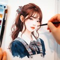水彩画 8枚目