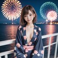 夏の夜、花火の魔法 2枚目